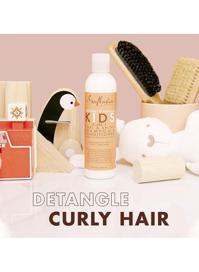 SheaMoisture SheaMoisture, Kids Extra-Moisturizing Detangler, Coconut & Hibiscus, 8 fl oz (237 ml)  - Image 2