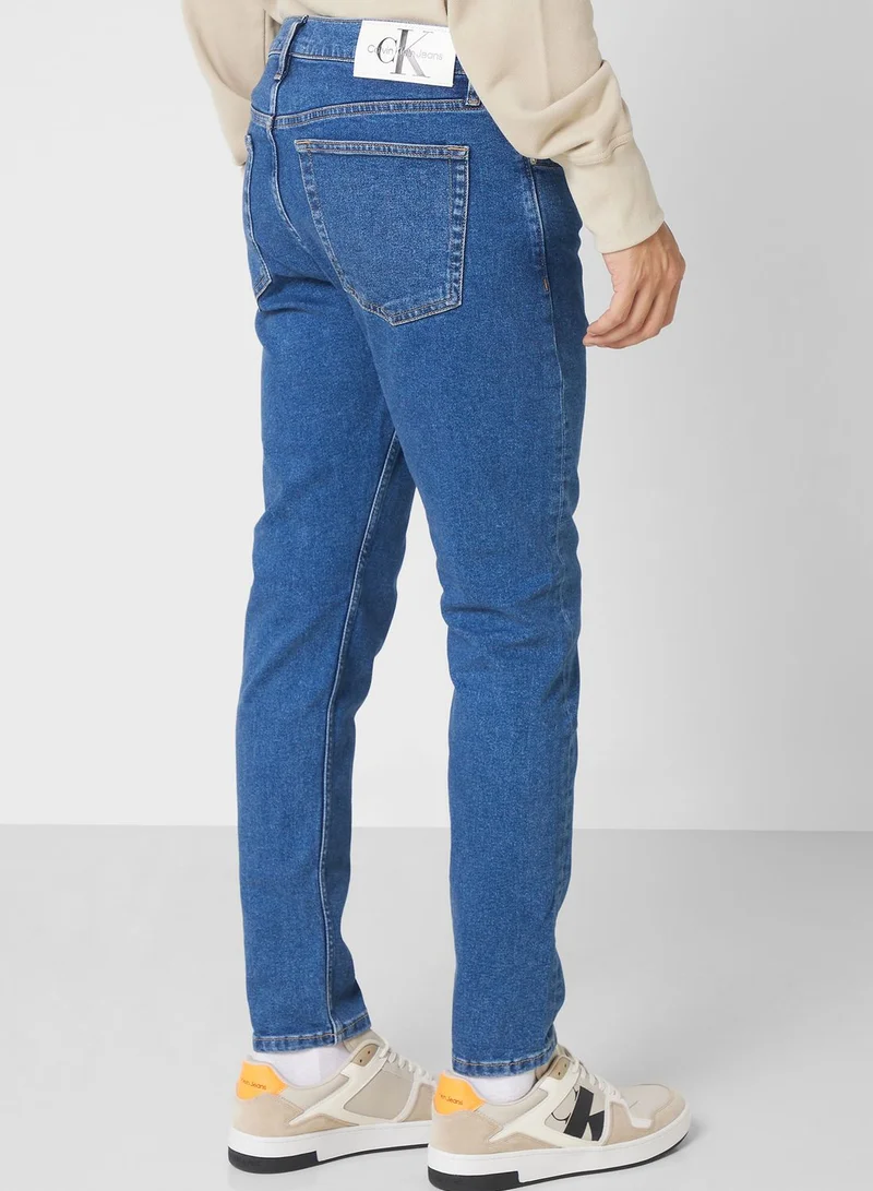 Calvin Klein Jeans Mid Wash Slim Fit Jeans