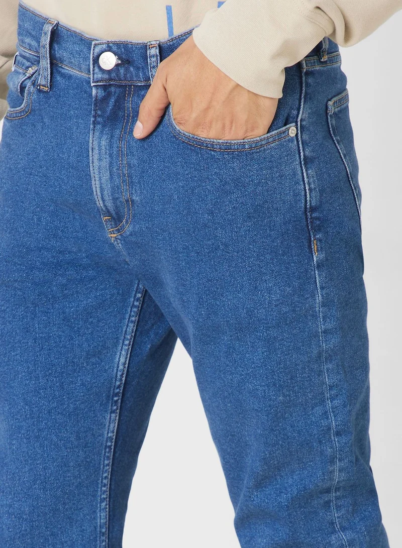 Calvin Klein Jeans Mid Wash Slim Fit Jeans