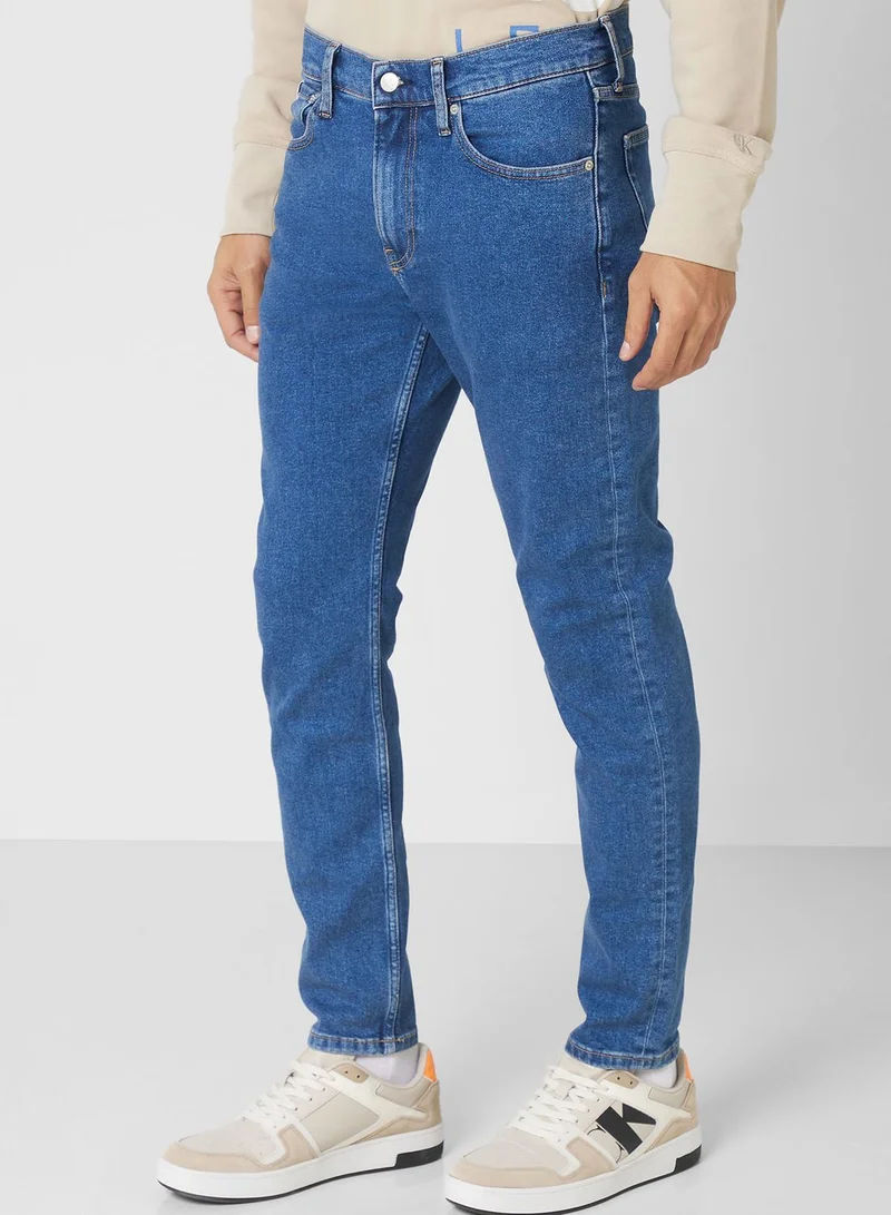 Calvin Klein Jeans Mid Wash Slim Fit Jeans