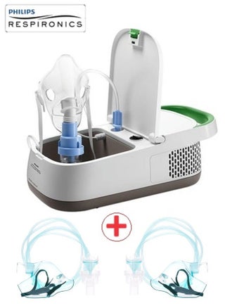 Comfortable and effective breathing with Philips AeroFamily Nebulizer Compressor Nebulizer for Respiratory Patients with 2 Mask Masks - pzsku/ZE046E6D8C0AB4BDA7712Z/45/_/1704350837/a5ddefb8-079e-49e8-83c0-5e5adc8661cd