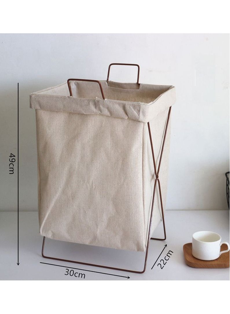 DubaiGallery Laundry Basket Clothes Hamper Clothe Sorter Bin,Foldable Waterproof Organizer Bag with Aluminum Frame,Washing Storage - Image 3