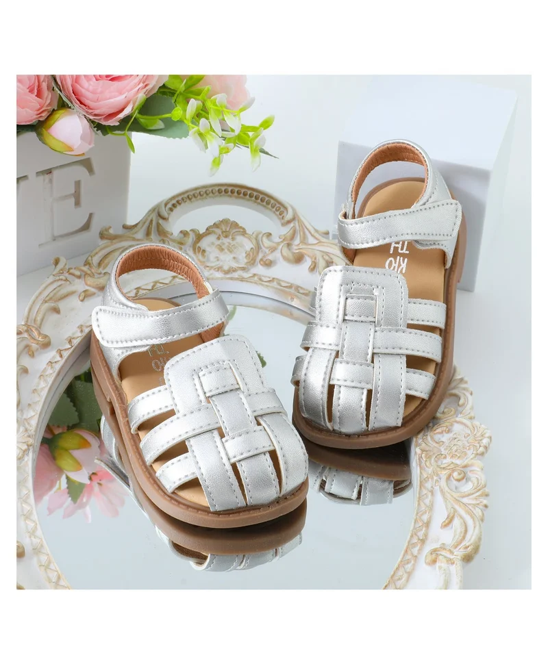 Mark & Mia Mark & Mia Bellies & Peep Toe Shoes - Silver