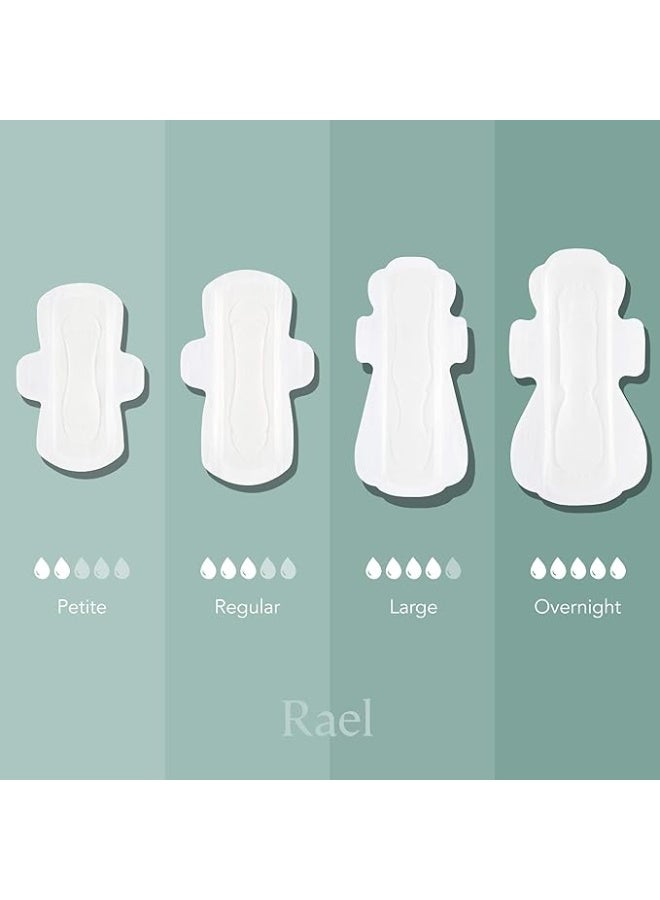 Rael Organic Cotton Sanitary Pads Large 12 Pads Perfect for Students Long Lasting Leak Protection for Daily Campus Life and Heavy Study Days - Image 4