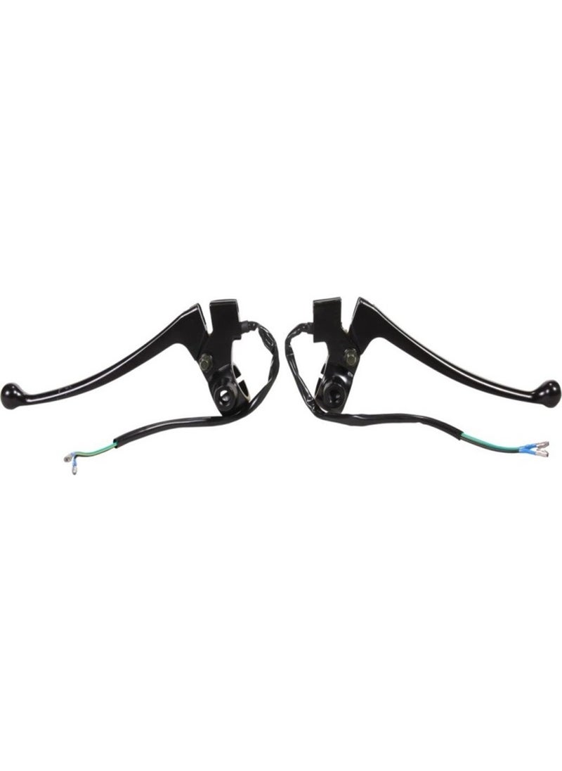 PRC - **Clutch Lever - Front Brake Lever and Blocks Complete Black Cg [Set] - Image 1