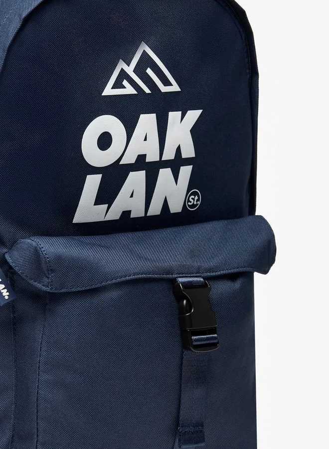 Oaklan by Shoexpress Printed Backpack with Adjustable Straps - 42x15x30 cm