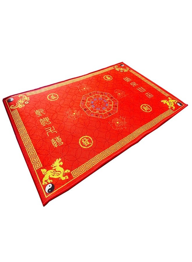 FengShuiGe Chinese Feng Shui Decor Outdoor Doormats Lucky Indoor Door Mat Floor Mat for Office Home Living Room Business or Promotion (Style 1) - Image 2