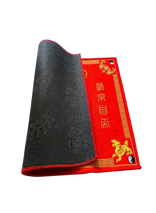 FengShuiGe Chinese Feng Shui Decor Outdoor Doormats Lucky Indoor Door Mat Floor Mat for Office Home Living Room Business or Promotion (Style 1) - Image 4