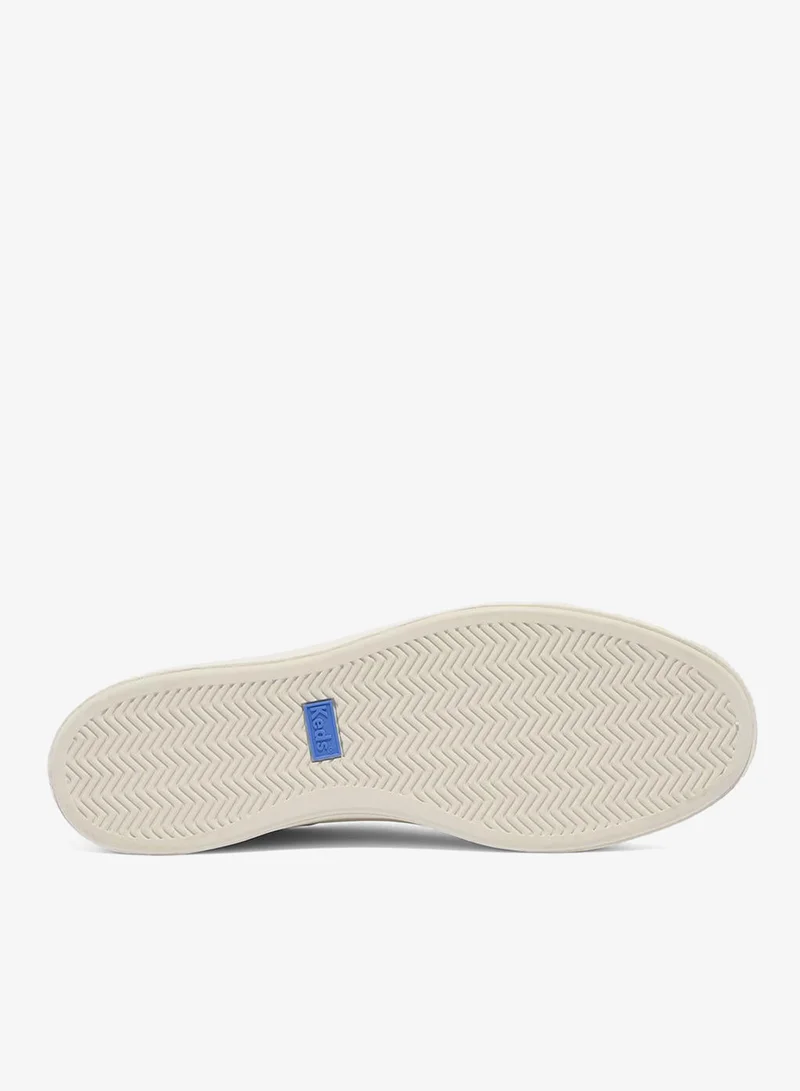 Keds Egret/Champagne Keds Women's Pursuit Lace Up Leather Casual Sneaker Beige for Women | Best Price UAE