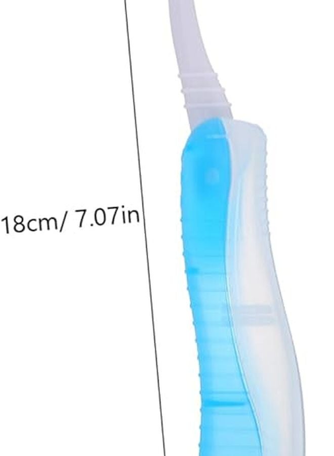 6Pcs Portable Folding Travel Toothbrush Set With Soft Bristles And Convenient Travel Case For Camping Outdoor - Image 3