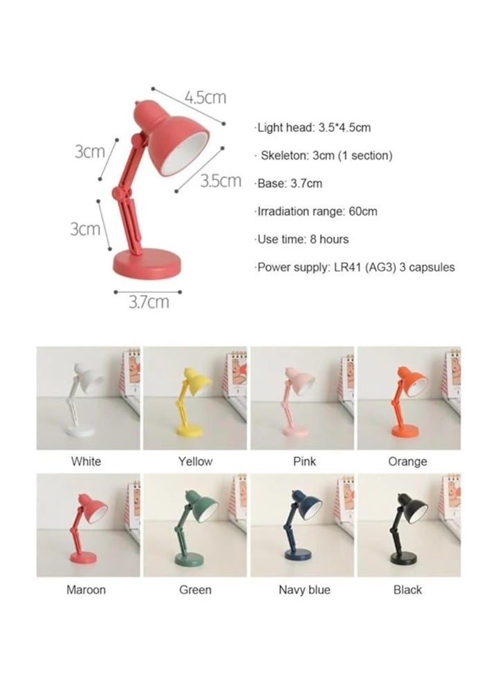 Generic Mini Foldable Reading Desk Lamp with Clip on Book Night Light Eye Protection Bedside Study Lamp Reading Supplies  - Image 5