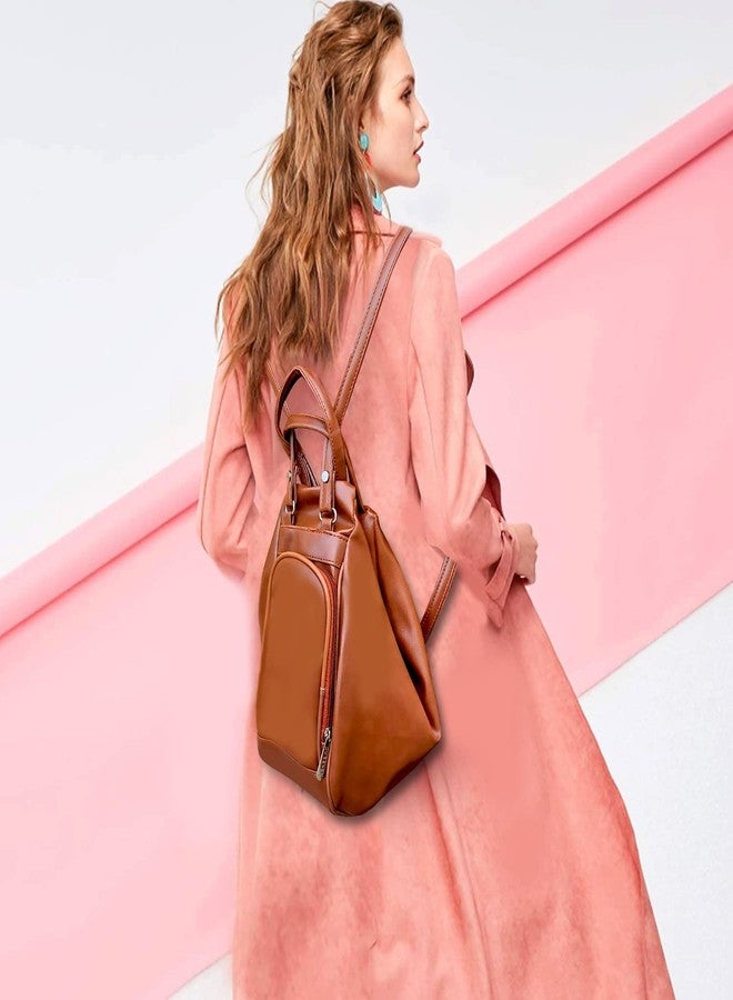 creeper Women’s Stylish Brown Shoulder Handbag | Premium PU Leather | Spacious Casual Tote for Daily Use | Lightweight & Durable Ladies Bag - Image 2