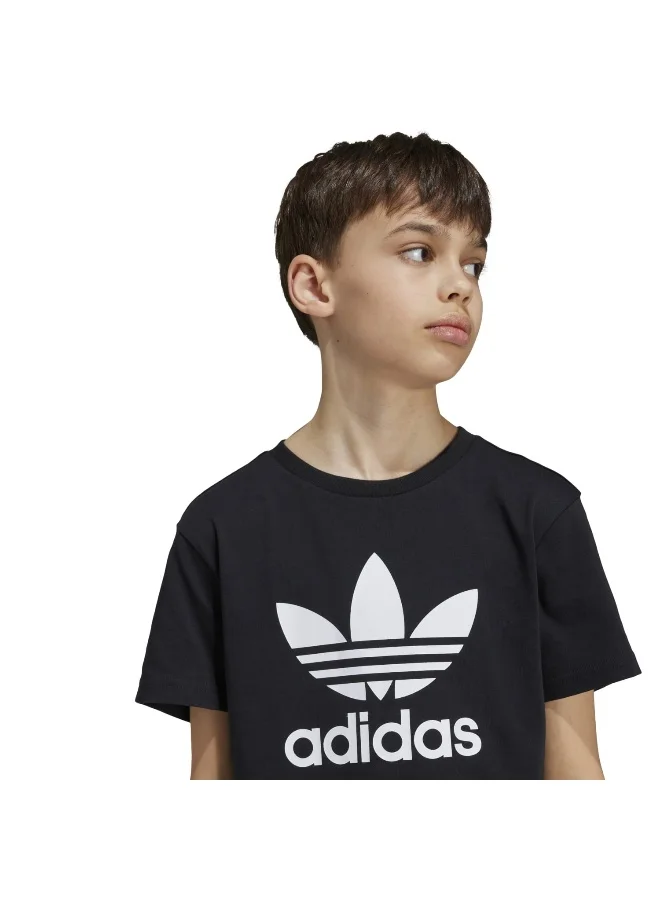 Adidas TREFOIL TEE Black Originals Kids T-SHIRTS
