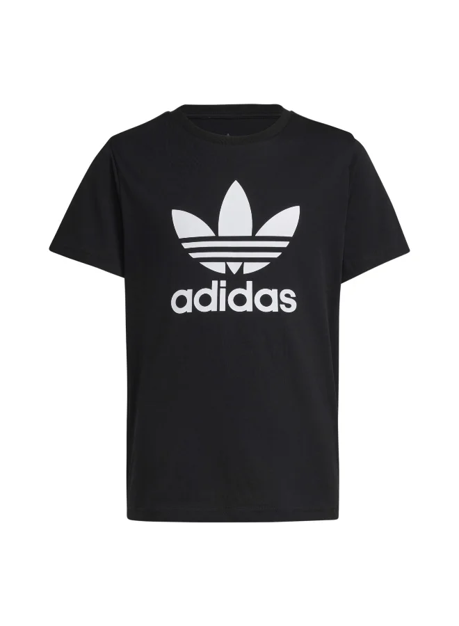 Adidas TREFOIL TEE Black Originals Kids T-SHIRTS