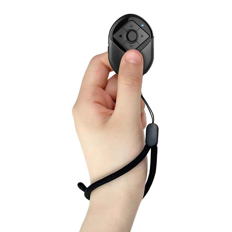 Drumstone 𝗖𝗼𝗺𝗯𝗼 Universal Bluetooth Remote Shutter and 6‑Button Page Turner, Selfie Shutter | Works with iOS & Android | Compact, Lightweight & Premium Design 𝟏𝟓 𝐘𝐞𝐚𝐫𝐬 𝐖𝐚𝐫𝐫𝐚𝐧𝐭𝐲 - Image 2