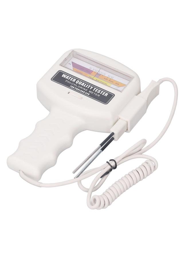 Thoraya Pool Ph CL2 Meter High Precision Large Display Screen Handheld Portable Spa Water Quality Analysis Tester  - Image 3