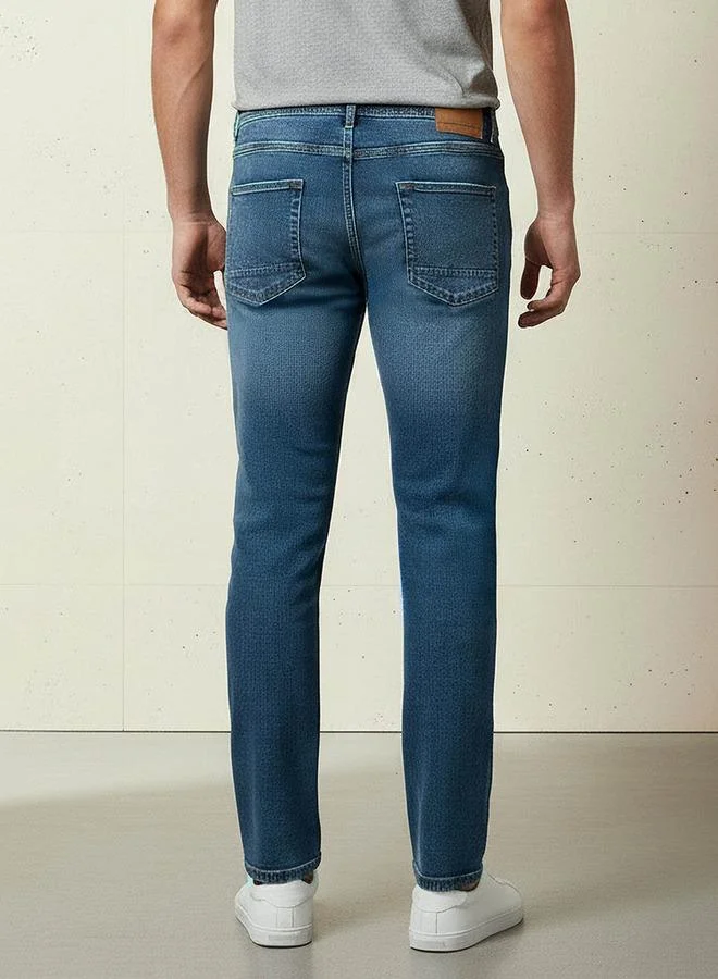 Splash FAV BLUE Men Slim Fit Mid Rise Jeans for Men | Best Price UAE