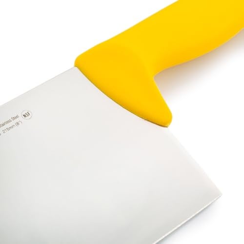 Arcos سكين تقطيع أركوس 8 إنش من الفولاذ المقاوم للصدأ نيتريم وشفرة بطول 215 مم. سكين جزار محترف. مقبض بولي بروبيلين مريح. السلسلة 2900. اللون أصفر - Image 4