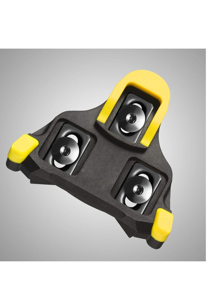 SPD Road Bike Cleats for Shimano Speed-SL SM-SH10 SH11 SH12 Cleats- Indoor Outdoor Peleton Spin Cycling Pedals Cleat u0026 Bicycle Clips Set - Image 2