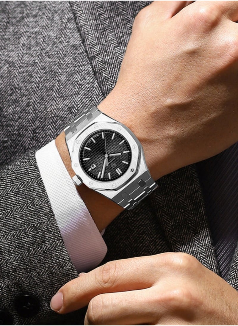 POEDAGAR Man Watch Waterproof Luminous Men's Watch Quartz，Men's Wrist Watches-42mm  - Image 3