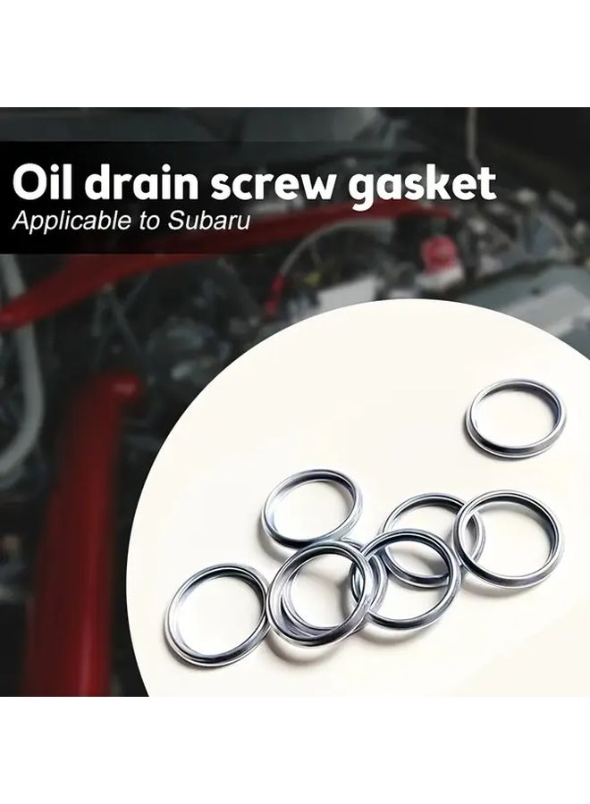 Set of 10 Washers 16Mm Oil Drain Plug Crush Gaskets OEM Replacement 803916010 - Image 4