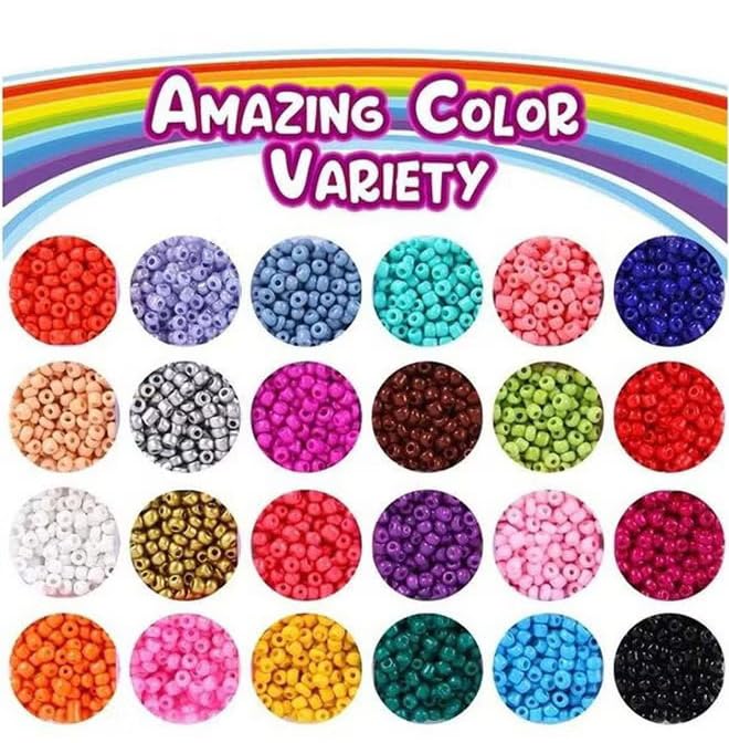 Bukela Bracelet Making Kit, Clay Beads Set for Jewelry Making Kids Adults Children Craft DIY Necklace Bracelets Letter Alphabet Colorful Acrylic Crafting Beads Kit Box with Accessories (Style A) - Image 4