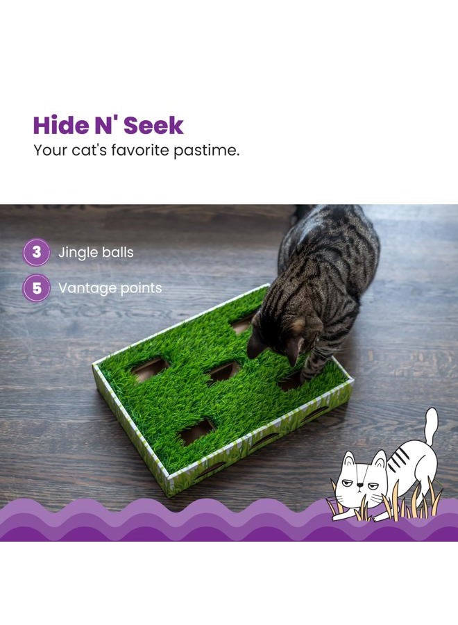 Catstages Pet Stages Grass Patch Hunting Box, 14 x 2.5 x 10 inches - Image 5