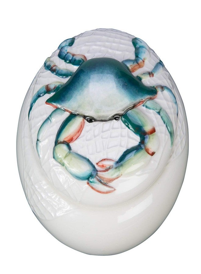 Beachcombers Ceramic Blue Crab Box Blue - Image 1