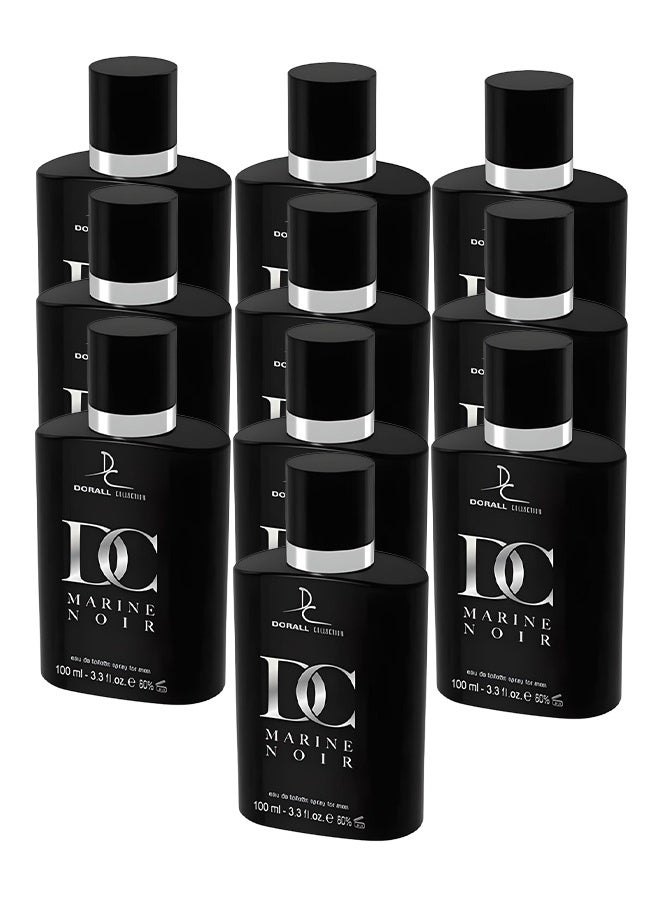 دورال كولكشن 10 قطع عطر دي سي مارين نوار للرجال ١٠٠ مل - Image 1