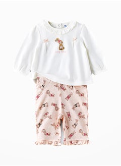 Tiny Hug Baby Girls' 2-Piece Cotton Knit Set  - Image 1