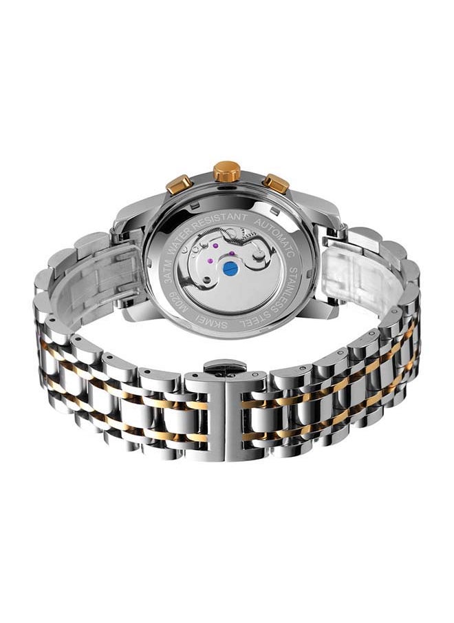 SKMEI Men's M029 Big Dial Auto Mechanical Stainless Steel Tourbillon Luxury Designer Watch  - Image 2