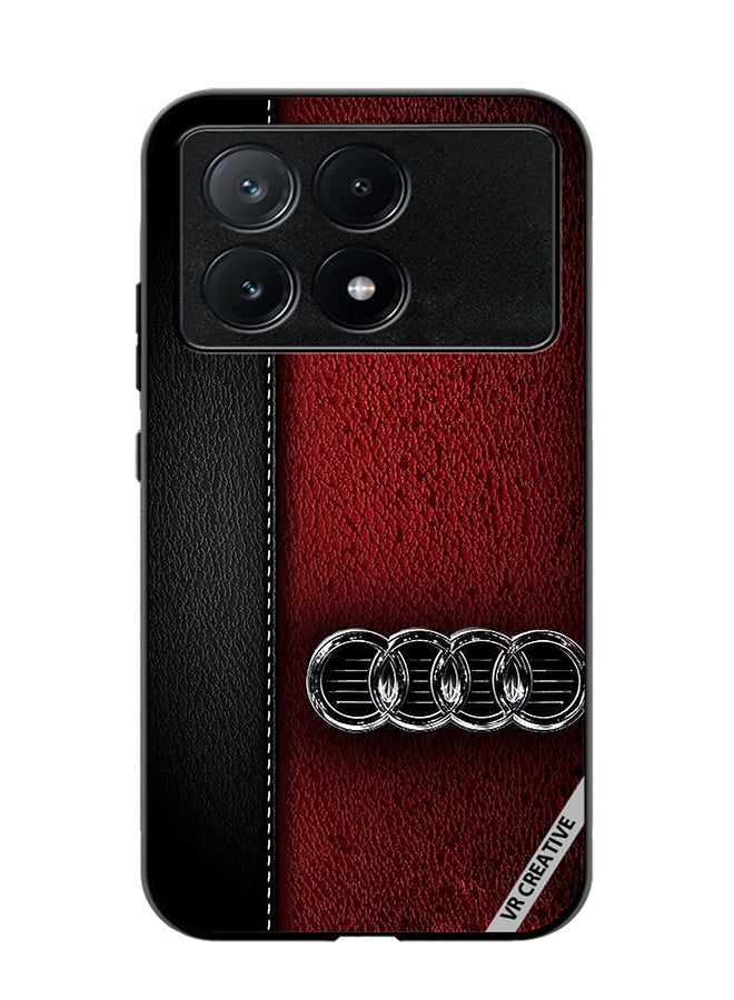 VR CREATIVE Protective Case Cover For Xiaomi Poco X6 Pro Audi Logo Design Multicolour - Image 1