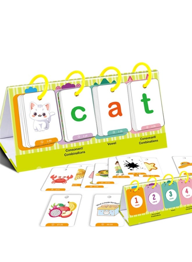 Capstro Kids Word Spelling Desk Cards Learning Set – Early English Sight Words, Letter Building & Vocabulary Practice Flash Cards | Phonics, Reading & Spelling Educational Toy | Screen-Free Learning for Kids - Image 5