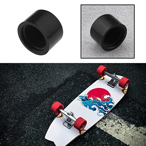 Create idea 2 Sets Universal Skateboard/Skate Truck Rebuild Kit Includes Top/Bottom Bushing Washers Pivot Cups Kingpin Nuts Axle Nuts Speed Rings - Image 3