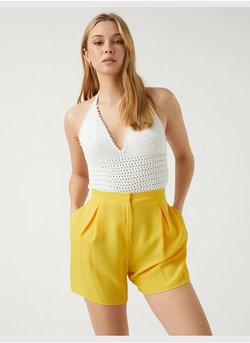 كوتون Medium Rise Shorts