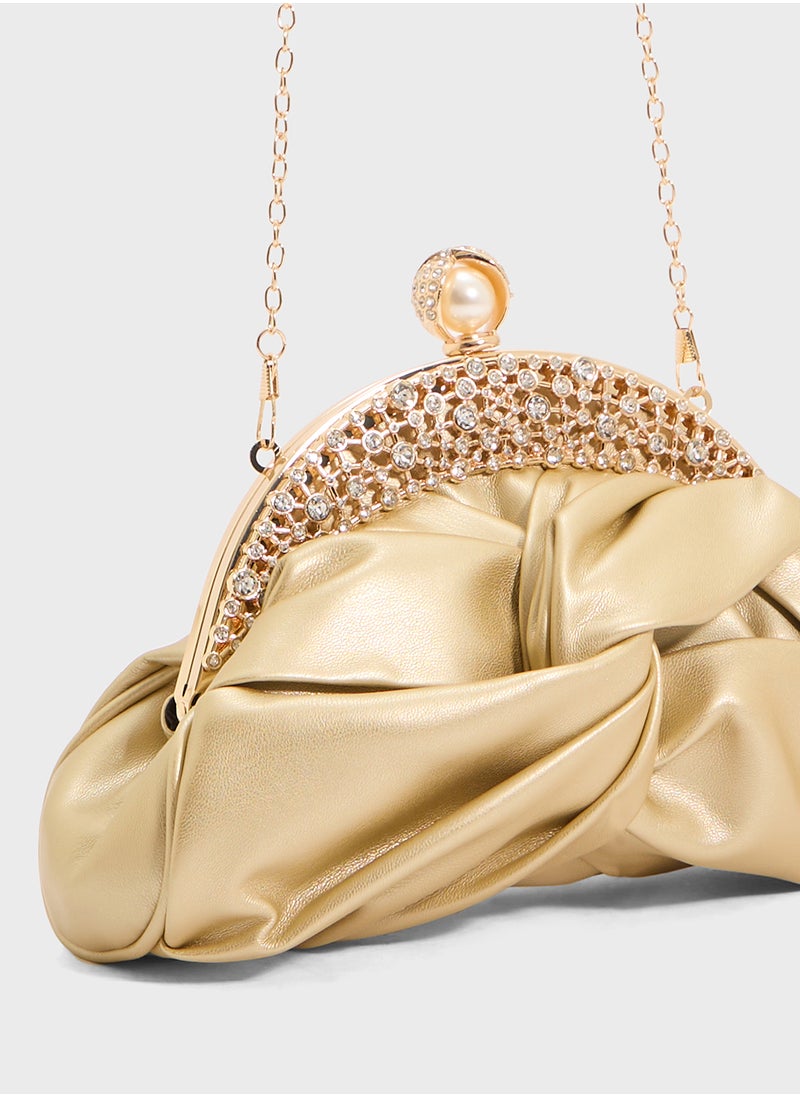 Khizana Ladies Sparkly Clutch Bag  - Image 4