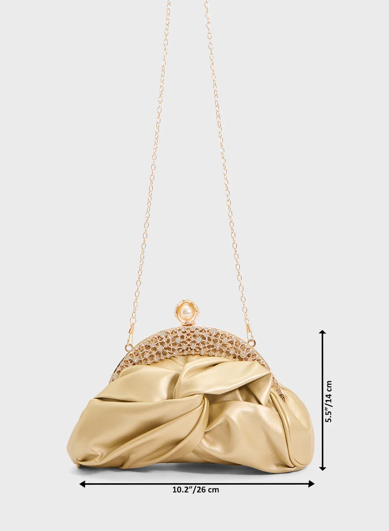 Khizana Ladies Sparkly Clutch Bag