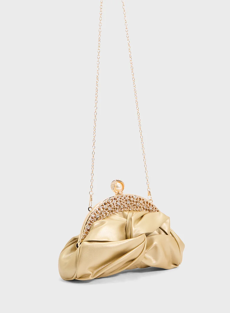 Khizana Ladies Sparkly Clutch Bag