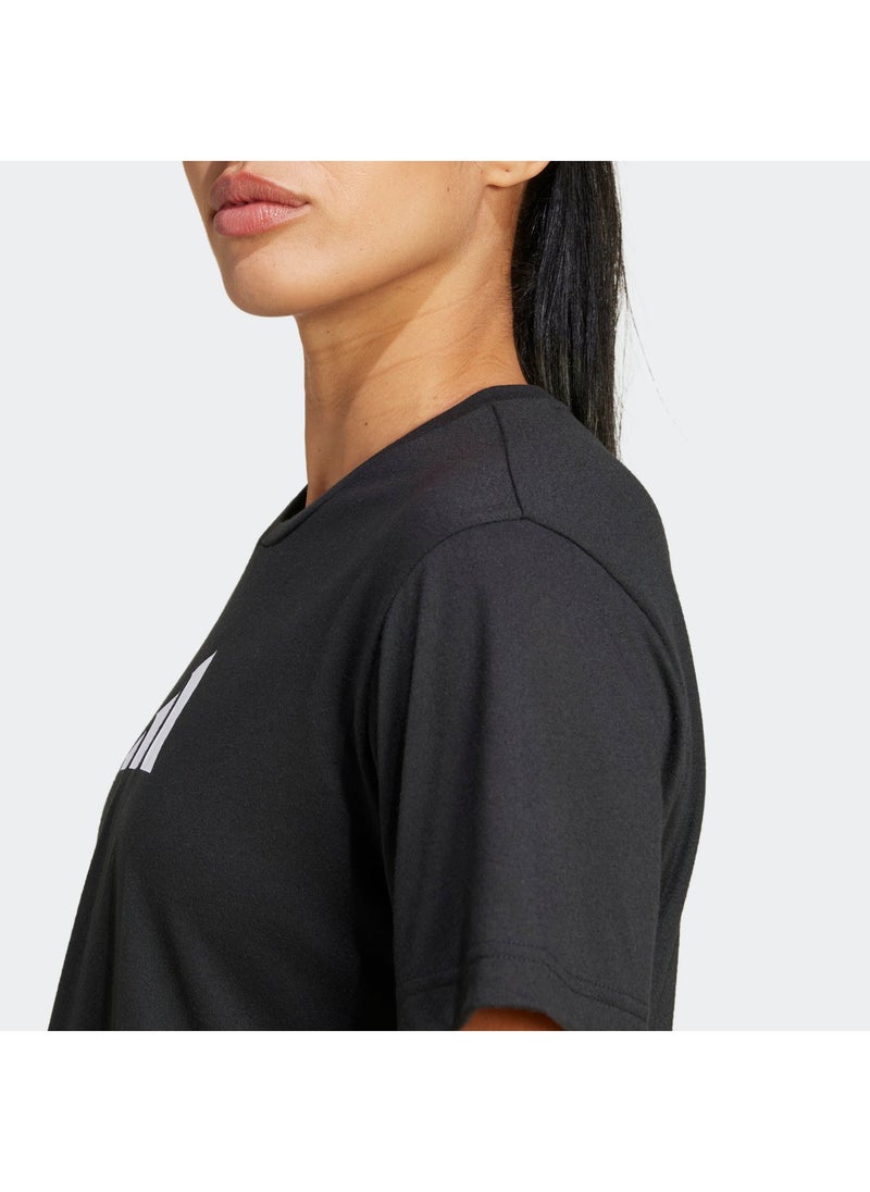 Adidas Essential Big Logo Performance Training T-Shirt - Image 4