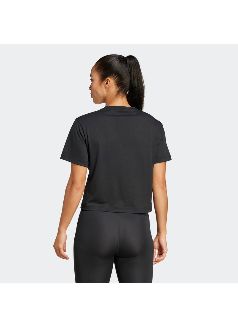 Adidas Essential Big Logo Performance Training T-Shirt - Image 2