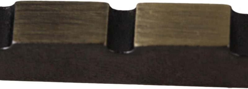 Homeswitch Stainless Steel Electric Guitar Bass Nut for 5-string Guitar with Self-polishing Grooves to Fit (Bronze Color) - Image 2