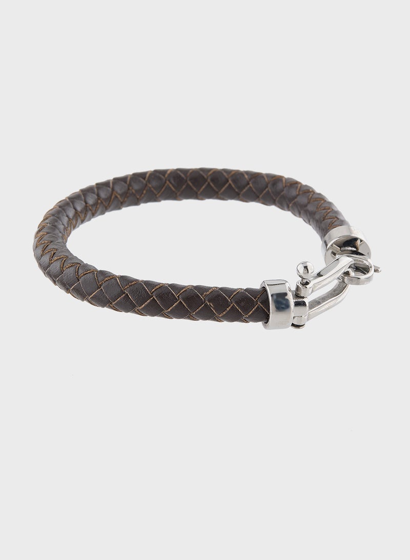 Robert Wood Slim Braided Bracelet  - Image 2