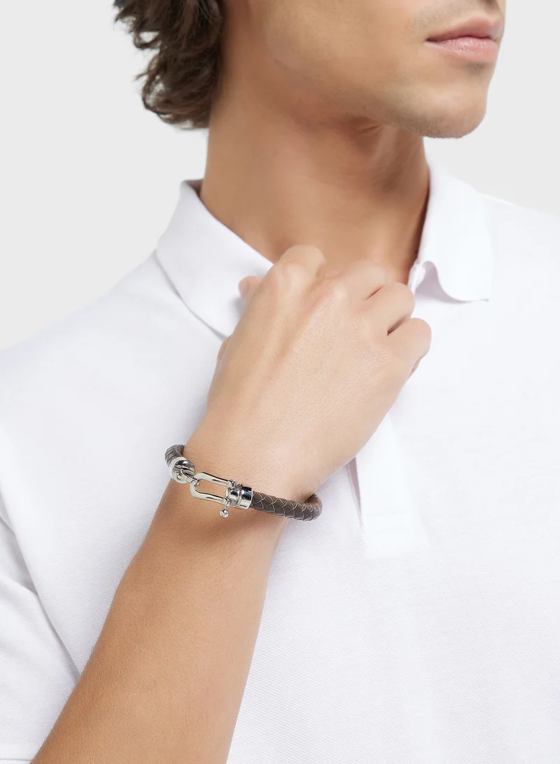 Robert Wood Slim Braided Bracelet