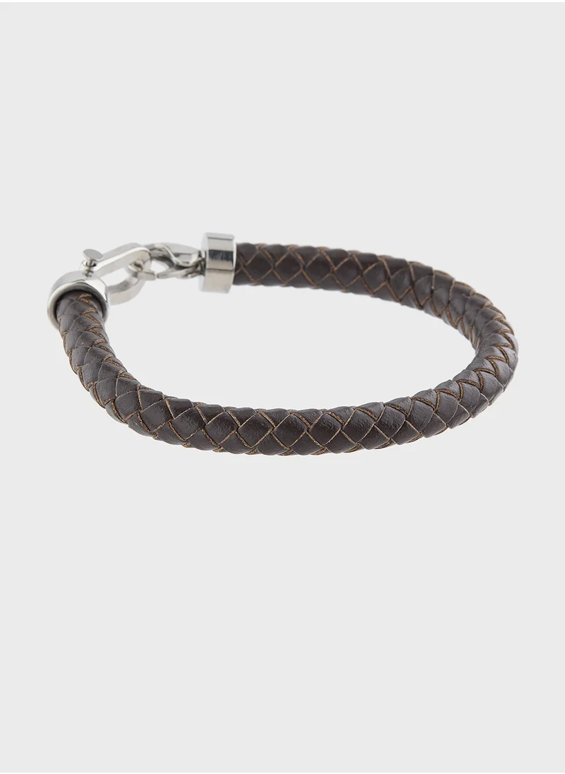 روبرت وود Slim Braided Bracelet