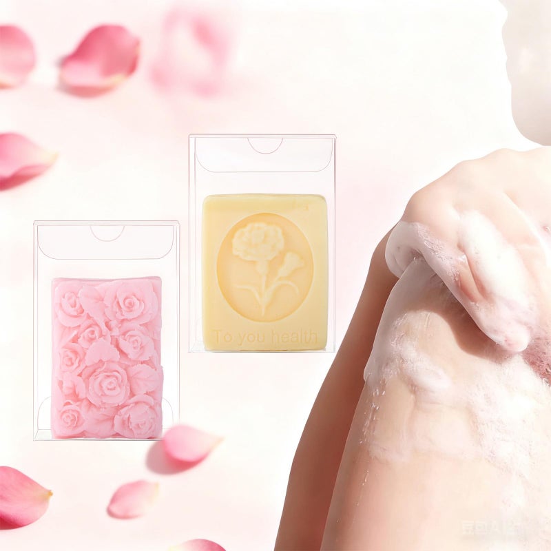 JCXGRVC 100PCS 3.5"x2.36"x1.2" Inch Clear Plastic Soap Boxes Packaging - Small Bakery Favor Boxes for Macarons, Cookies Candies, Perfect for Homemade Soap Gifts, Wedding & Birthday Parties - Image 4