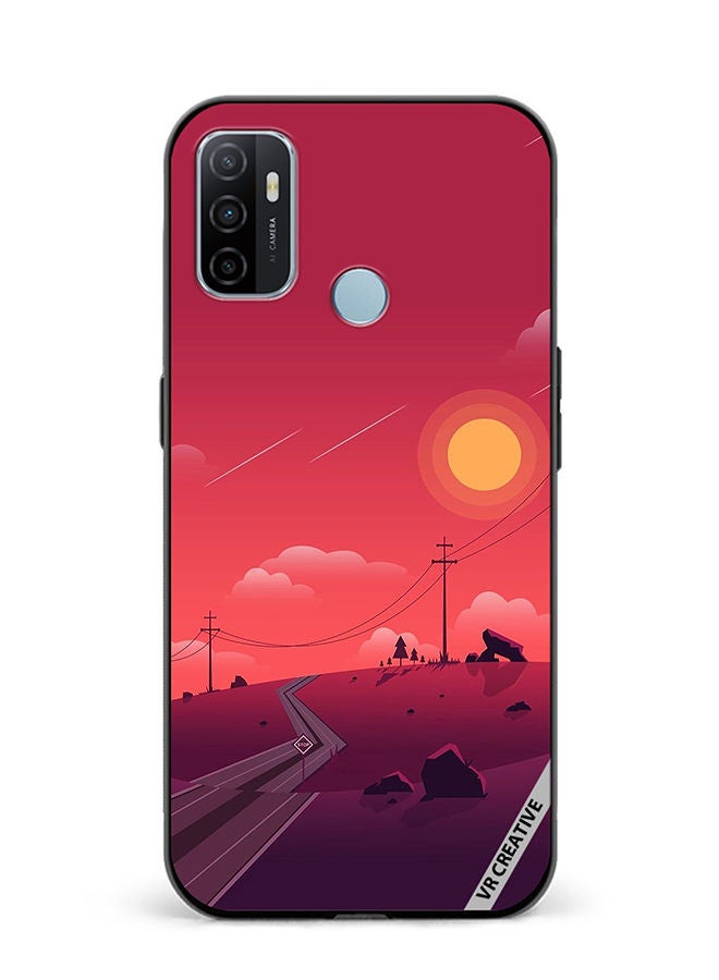 VR CREATIVE Protective Case Cover For Oppo A53 Nature Design Multicolour - Image 1