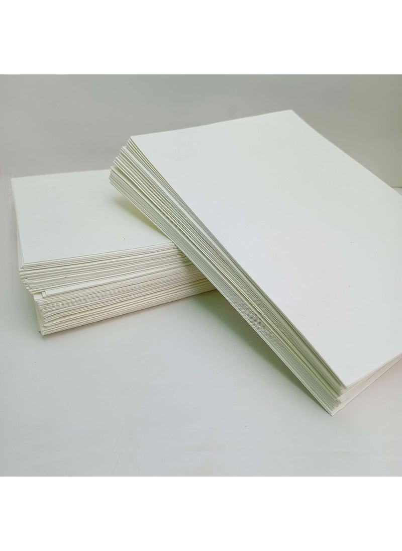 Deckle Papers Deckle Papers 300 GSM Handmade Paper Made of Cotton Rags Ideal for Drawing Calligraphy Watercolor Invitation Card Stock Etc Size12x18 50  - Image 5