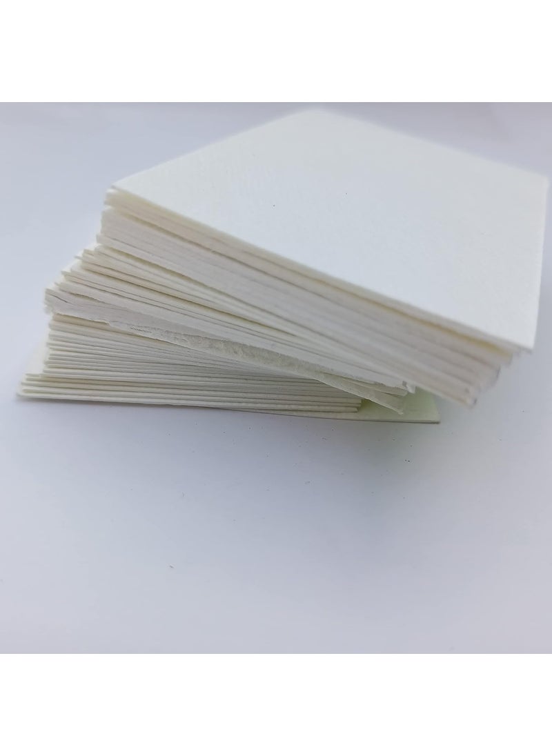 Deckle Papers Deckle Papers 300 GSM Handmade Paper Made of Cotton Rags Ideal for Drawing Calligraphy Watercolor Invitation Card Stock Etc Size12x18 50  - Image 4