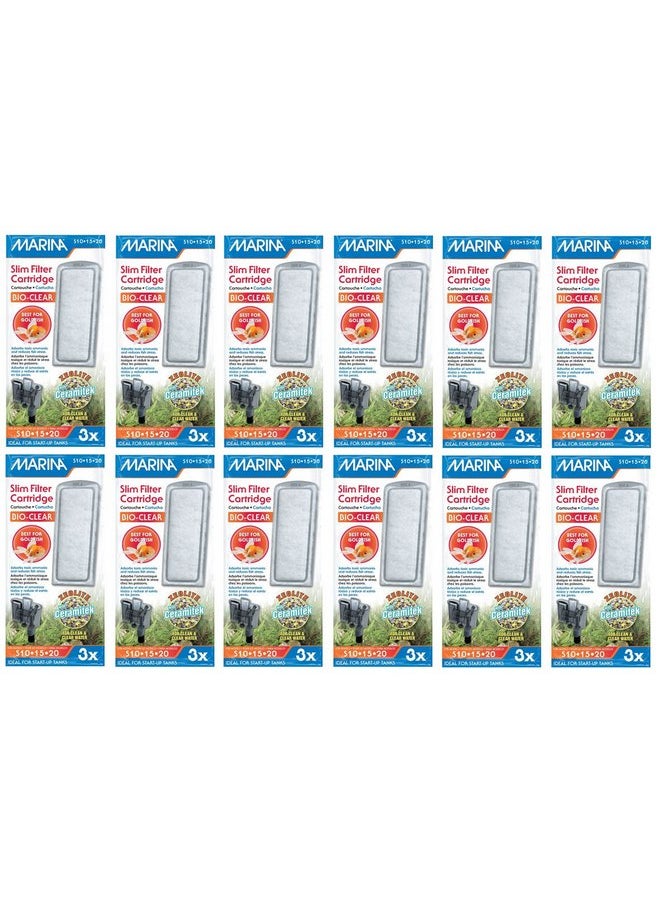 Hagen Marina Slim Filter Zeolite Plus Ceramic Cartridge for Aquarium, 3 count (12 Pack) - pzsku/ZE0494B2031DB13F68DE6Z/45/_/1737031302/83171140-5b75-476c-be4d-ac6f3603a4b6