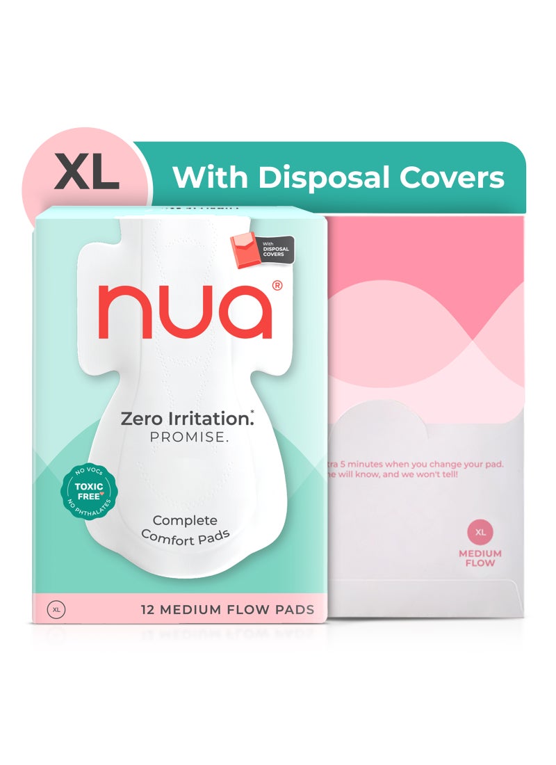 Nua Complete Comfort XL Pads for Medium Flow - Image 1